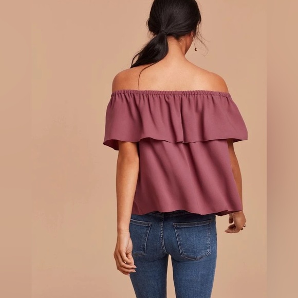 Aritzia Wilfred Promener Blouse Lilac - Picture 5 of 5